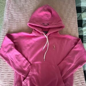 Ralph Lauren Pink Pony Fleece Hoodie